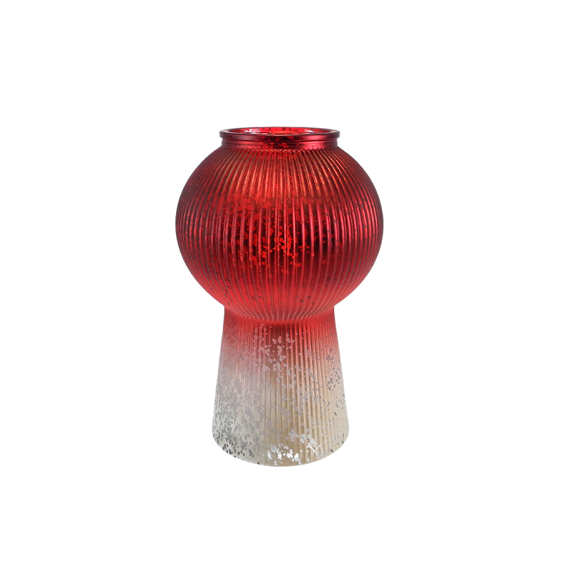 Polished Silver Decorated Vase YD-CX-118