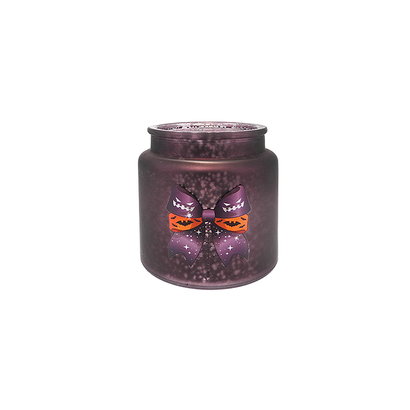 Belted Pattern Glass Candleholder YD-HAL-130