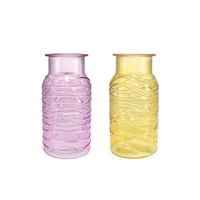 Line-painted Colored Glass Vase YD-SS-148