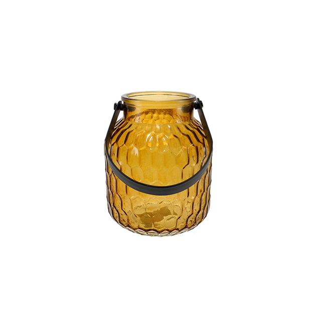 Honeycomb Texture Glass Vase YD-TDH-120