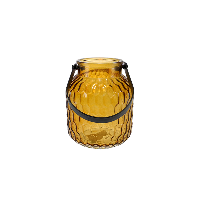 Honeycomb Texture Glass Vase YD-TDH-120