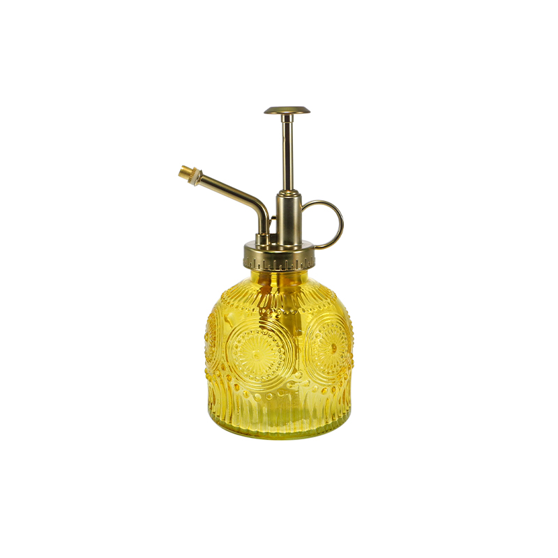 Textured Pattern Glass Spray Bottle YD-CS-009