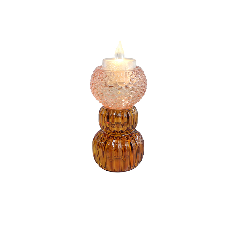 Round Ball Modern Double Candle Holder YD-HDWC-247