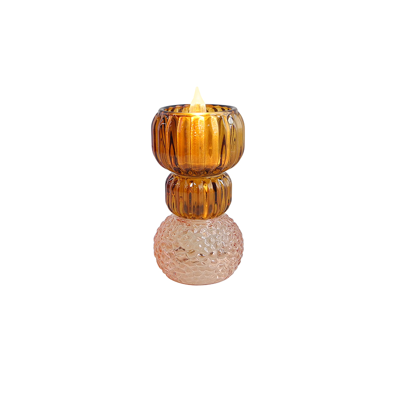 Round Ball Modern Double Candle Holder YD-HDWC-247