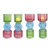 Striped Tricolor Double Candle Holder YD-HDWC-250