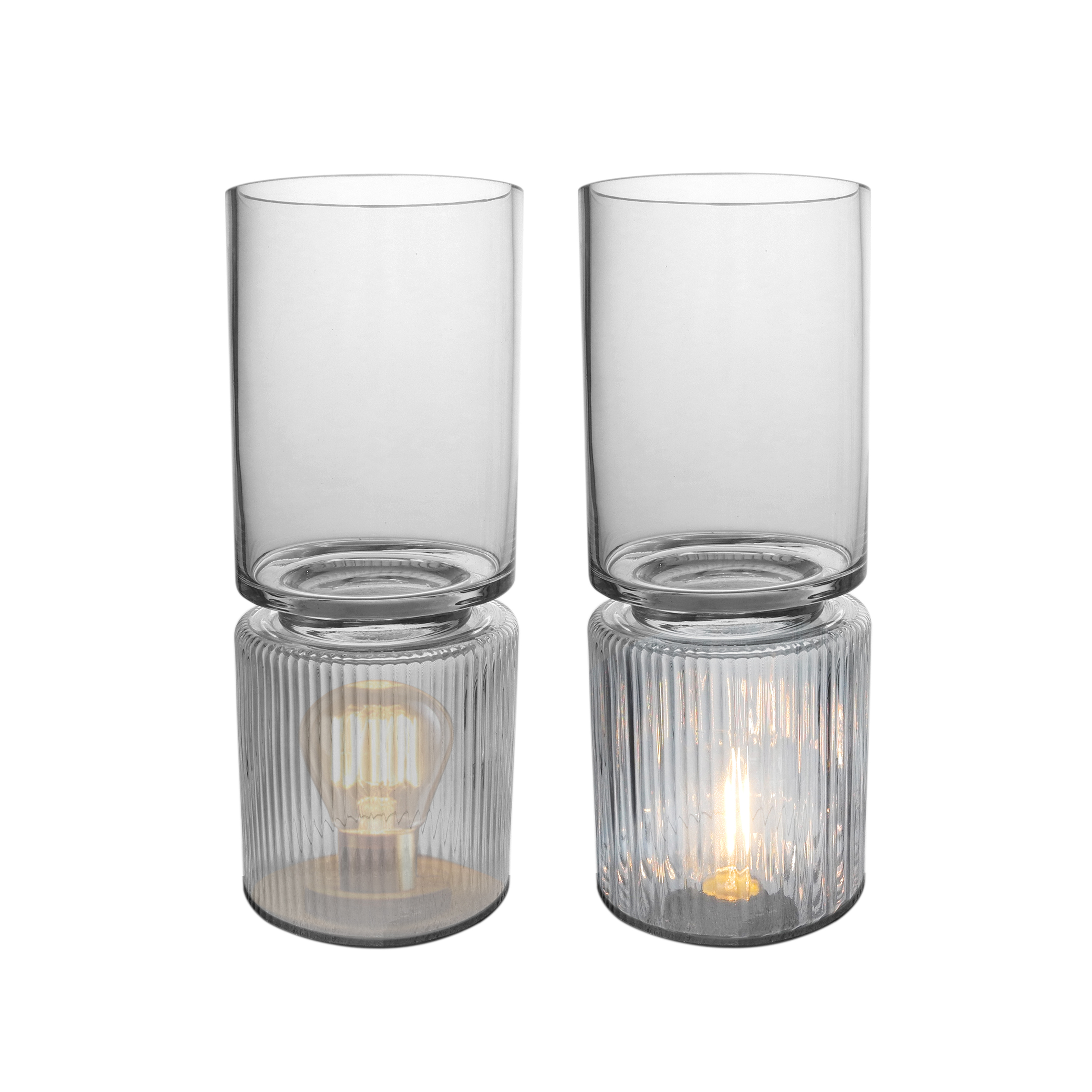 Cylinder Striped Light Vase YD-CGV-197