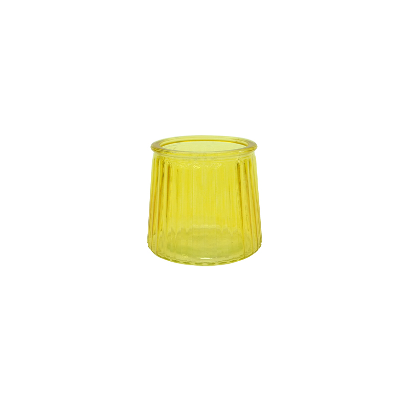 Textured Spray-painted Glass Flowerpot YD-ND-373