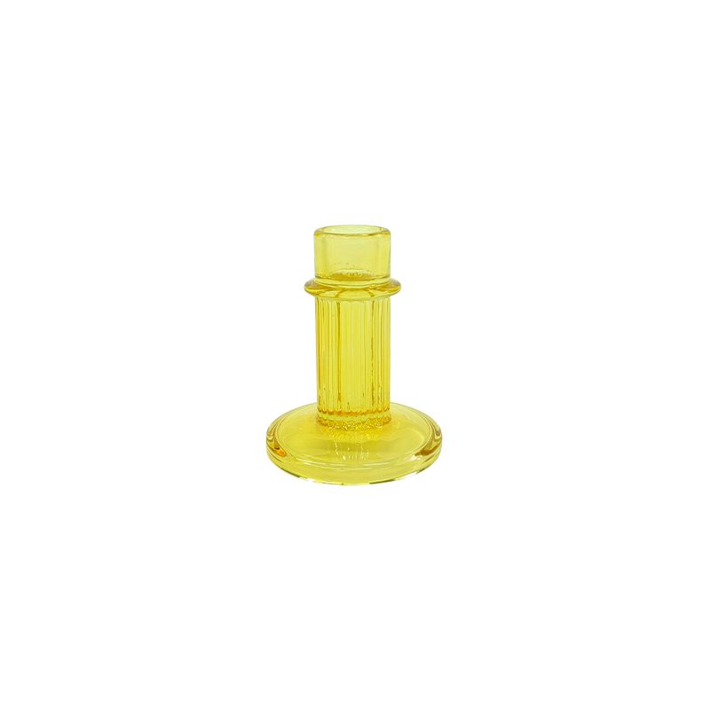 Spray Cylinder Glass Candle Holder YD-ND-387