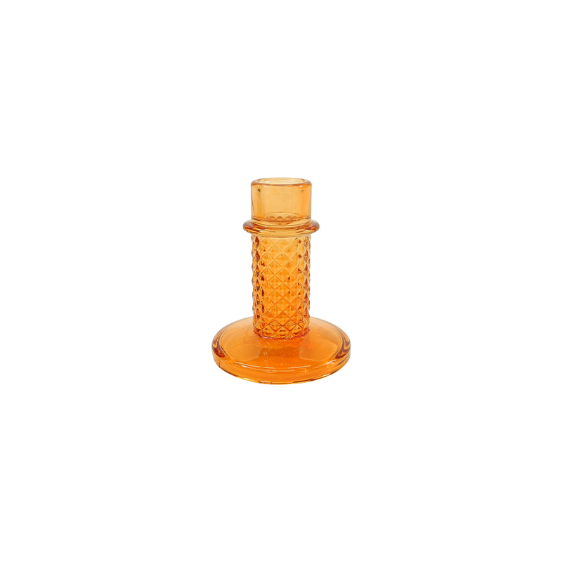 Spray Cylinder Glass Candle Holder YD-ND-387