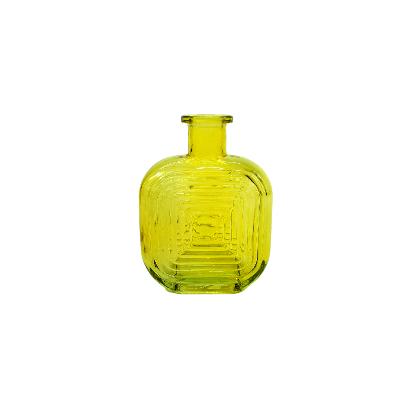 Color Spray Bud Vase With Zigzag Pattern YD-ND-356