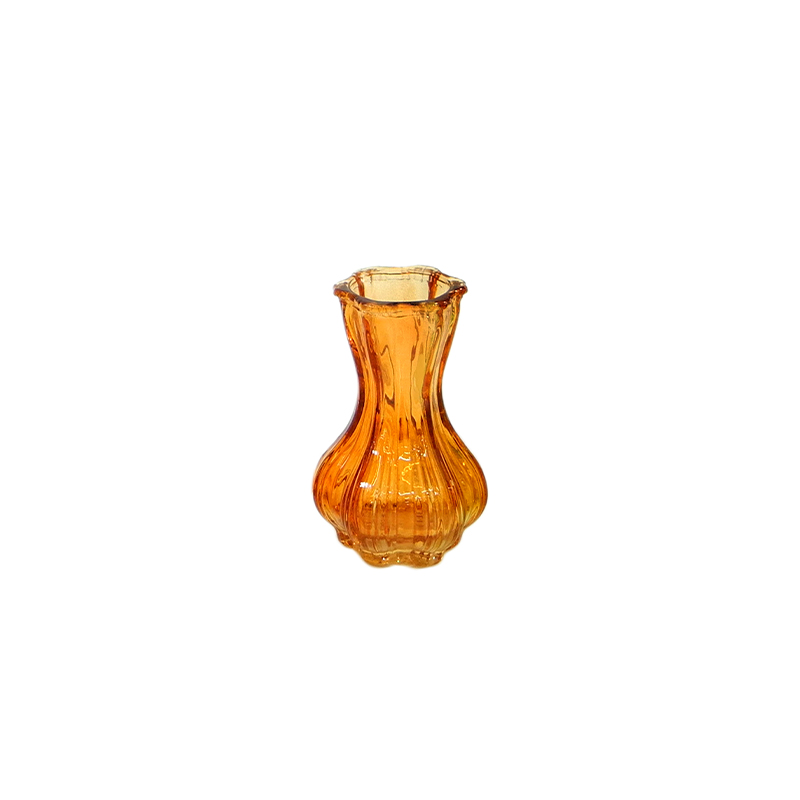 Bud-shaped Spray-painted Glass Vase YD-ND-362