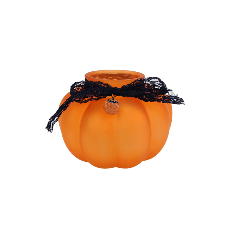 Halloween Orange Frosted Glass Bottle YD-HAL-107