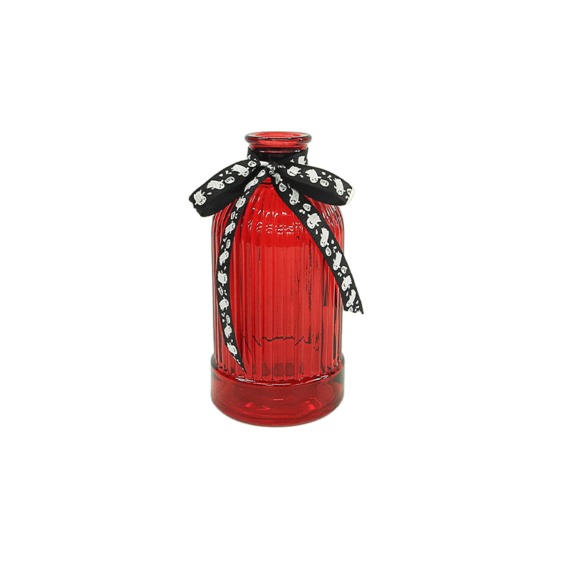 Halloween Striped Lace-Up Glass Bottle YD-HAL-092