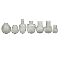 Green Textured Glass Vase YD-TDH-091