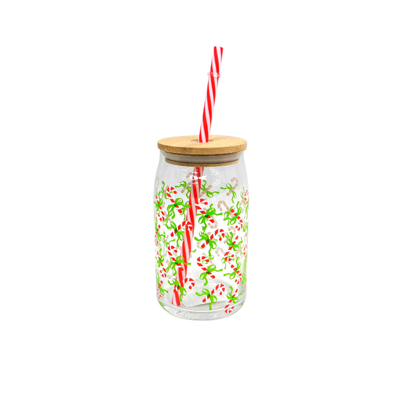 Christmas Sticker Pattern Straw Cup YD-CX-100