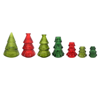 Christmas Tree Glass Candle Holder YD-CX-108