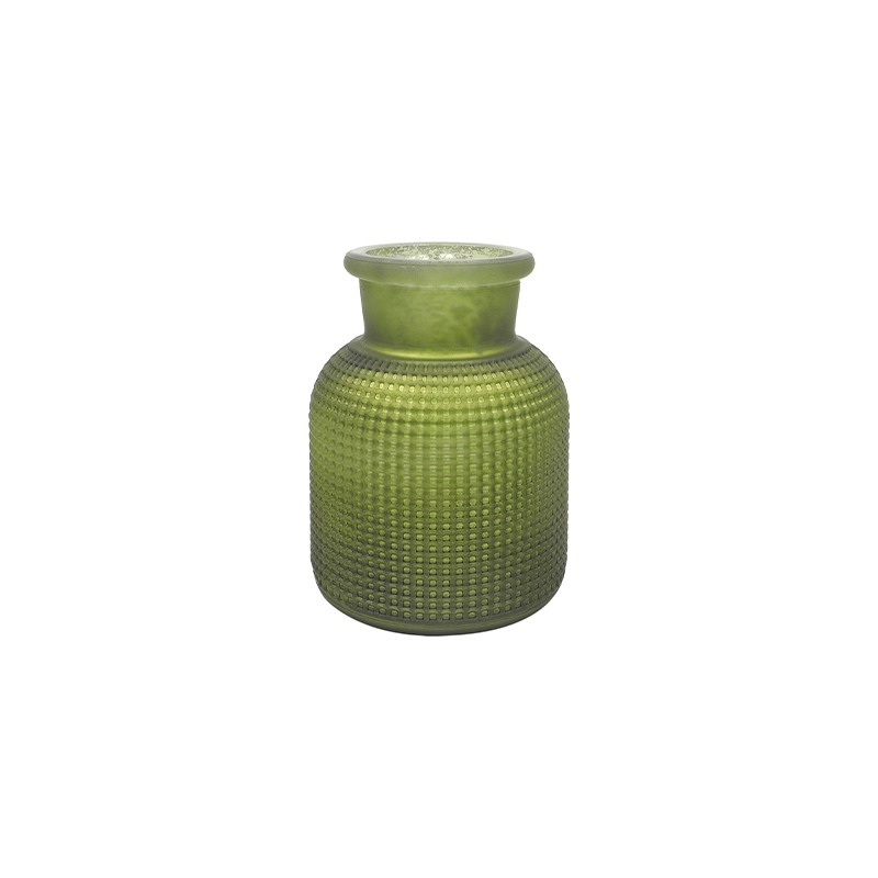 Cold-toned Glass Vase in Autumn YD-TDH-076