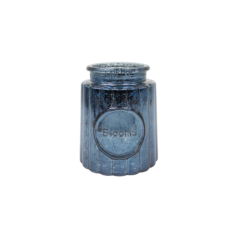 Autumn Striped Glass Vase YD-TDH-077