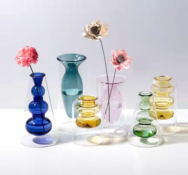 European Latest Special-shaped Glass Vases YD-ND-019