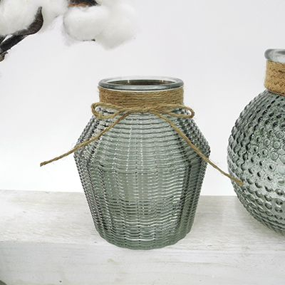 Maple Grey Glass Vase YD-TDH-006