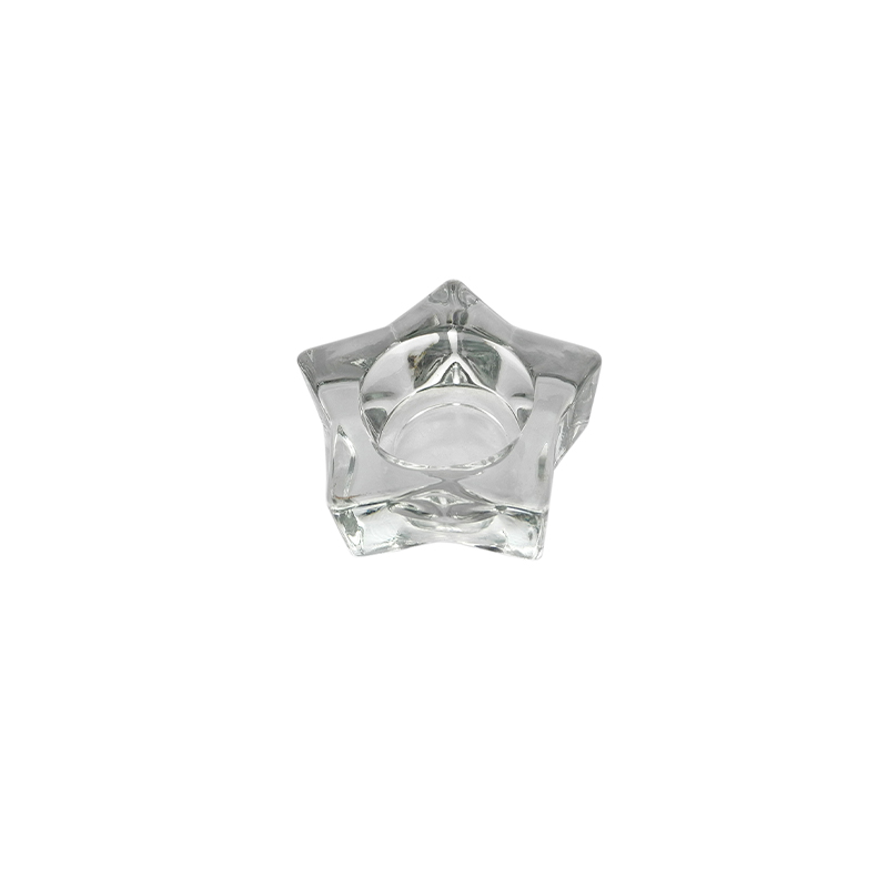 Star Glass Candle Holder YD-HDWC-173