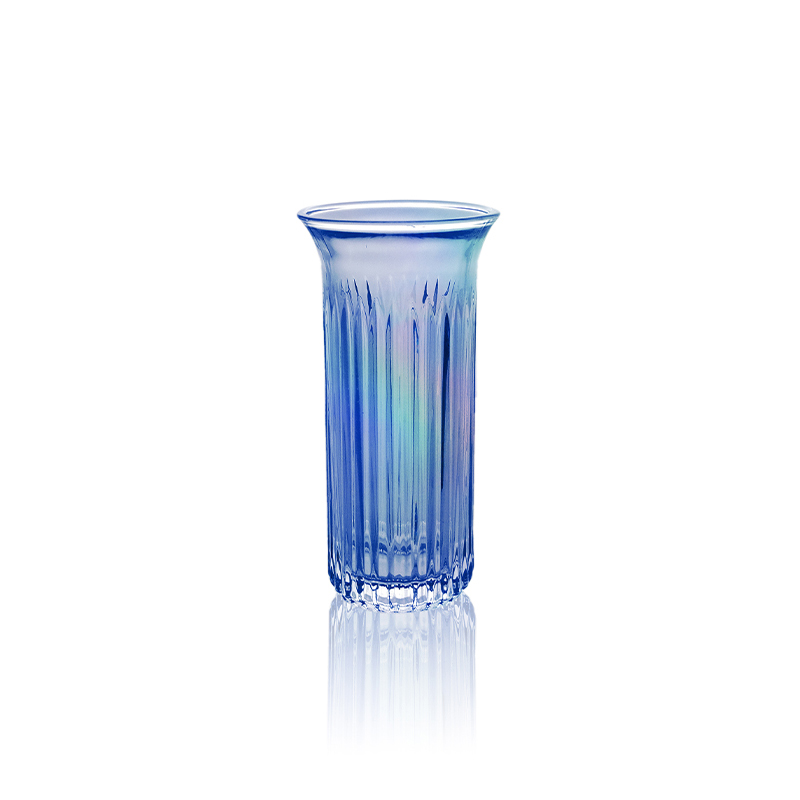 Multicolored Plated Glass Vase YD-OBS-101
