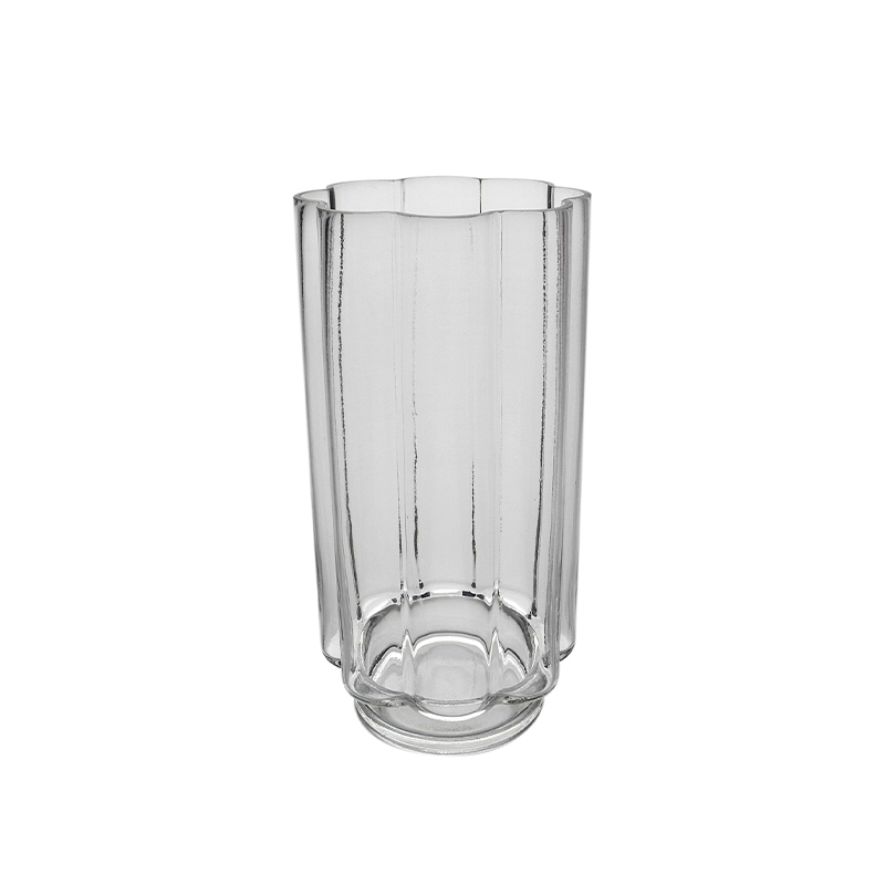 Lace Clear Glass Vase YD-CGV-013