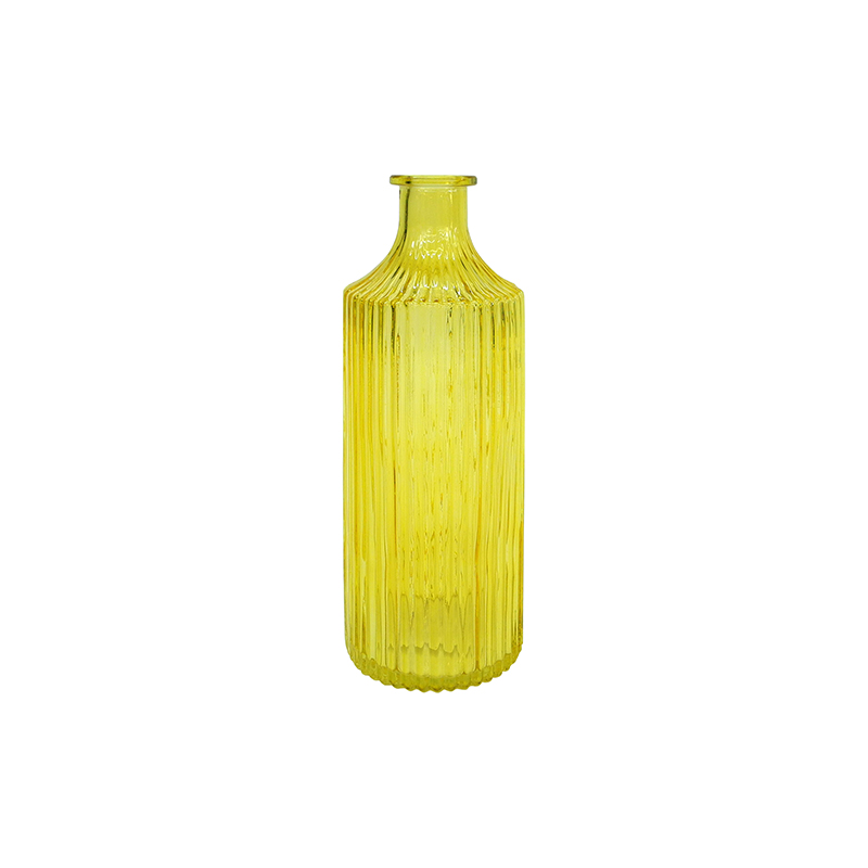 Vertical Striped Glass Vase YD-SS-055