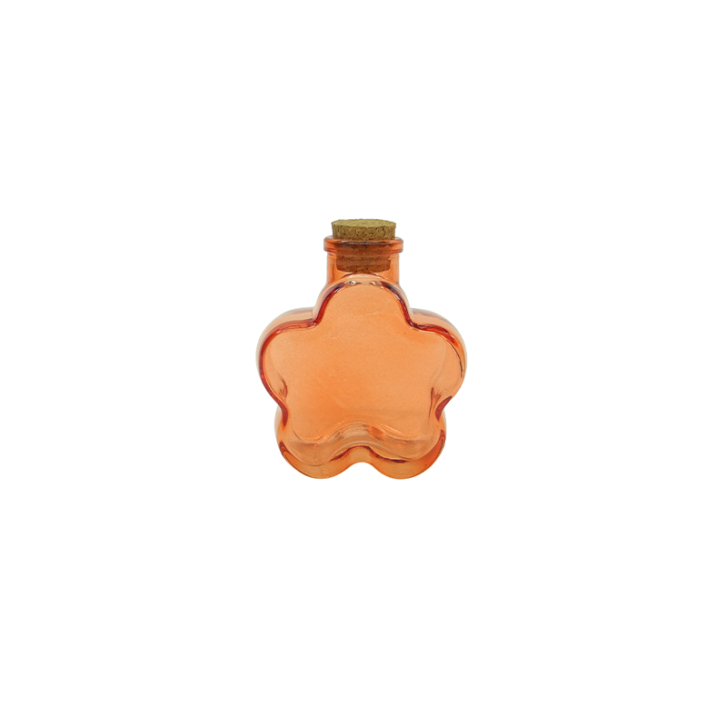 Flower Glass Cork Bottle YD-SS-073