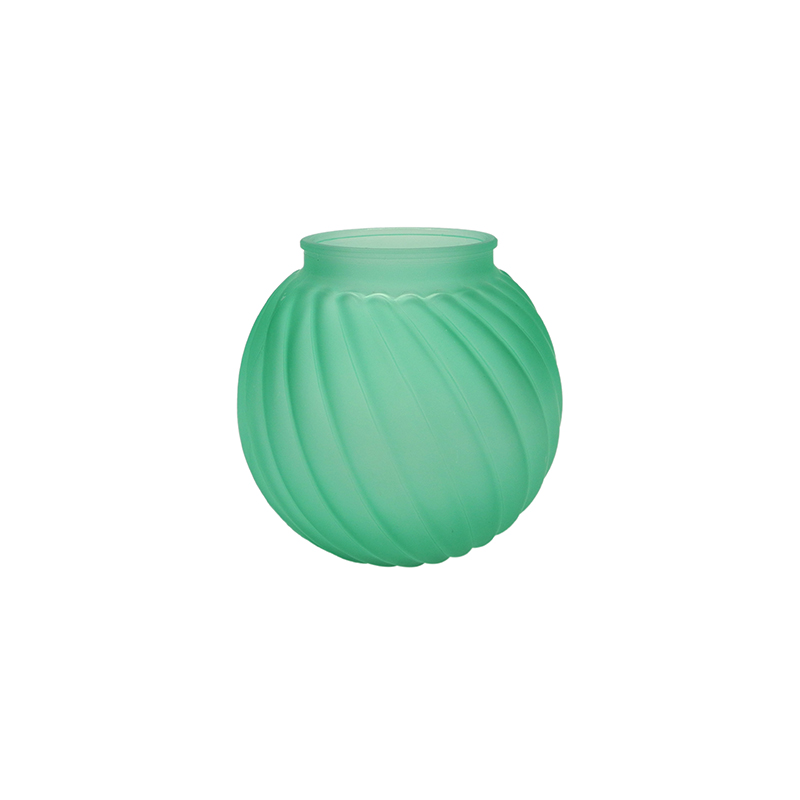 Twill Ball Glass Vase YD-OBS-147