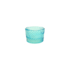 Embossed Spray Colored Glass Small Candle Holder YD-ND-397