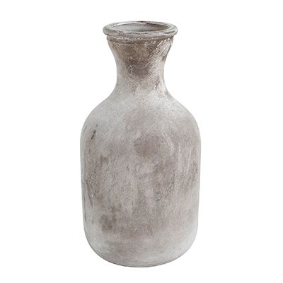 Grey Vintage Glass Vases Wax Bottle YD-TDH-048