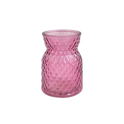 Yorklsun Glassware Pink Glass Vase YD-ND-190