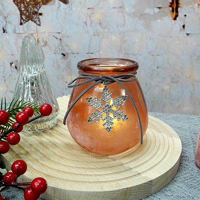 Orange Candle Holder & Wax Bottle YD-ND-072
