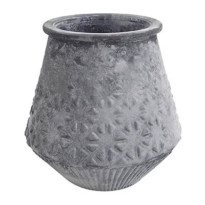 Grey Vintage Glass Vases Wax Bottle YD-TDH-047