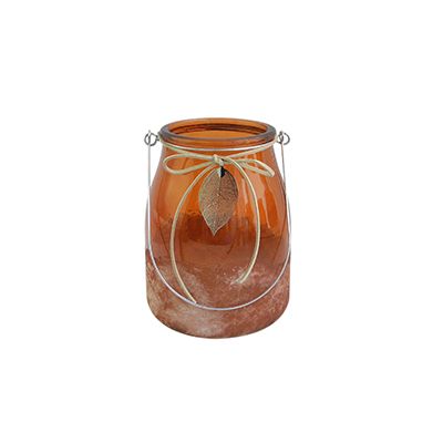 Yorklsun Glassware Brown Vase Candle Bottle YD-HDWC-071