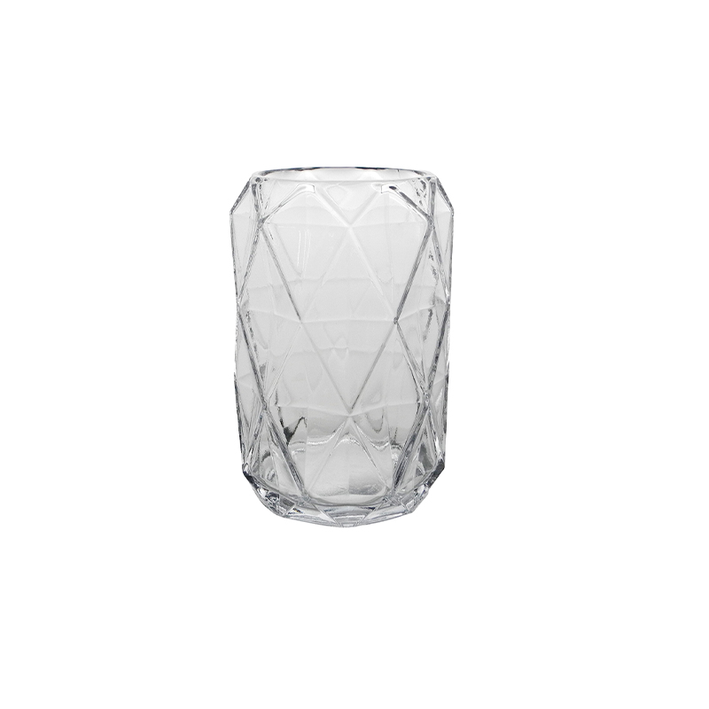 Mesh Embossed Glass Vase YD-CGV-137
