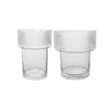 Square Dot Segmented Relief Glass Vase YD-CGV-113