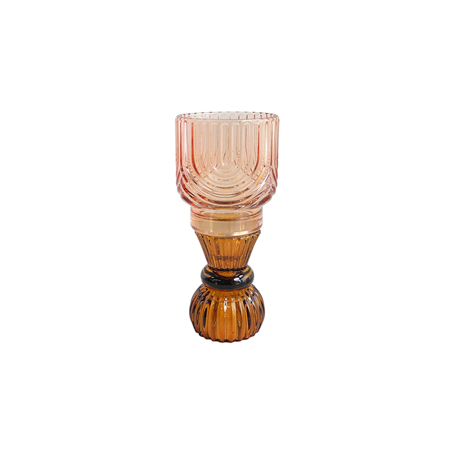 Striped Pattern Modern Candle Holder YD-HDWC-217