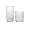 Pleated Textured Glass Vase YD-CGV-179