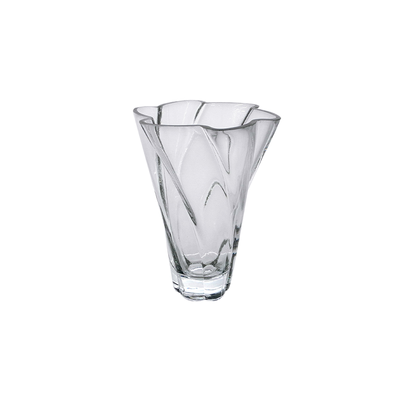 Knob Clear Glass Vase YD-CGV-149