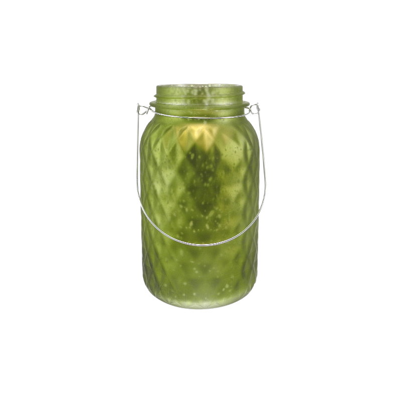 Enameled Broken Silver Candleholder with Handle YD-CX-168