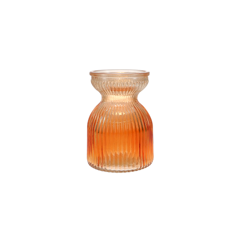 Spring Striped Colored Glass Vase YD-SS-147