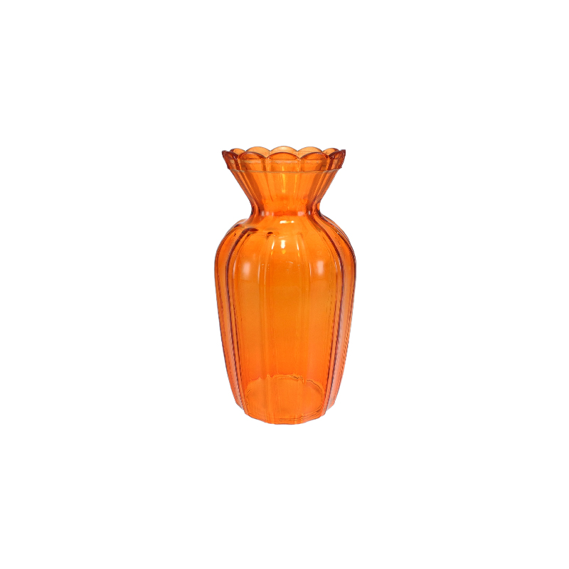 Striped Lace Glass Vase YD-TDH-118