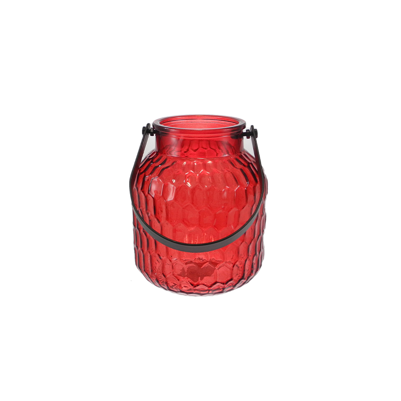 Honeycomb Texture Glass Vase YD-TDH-120