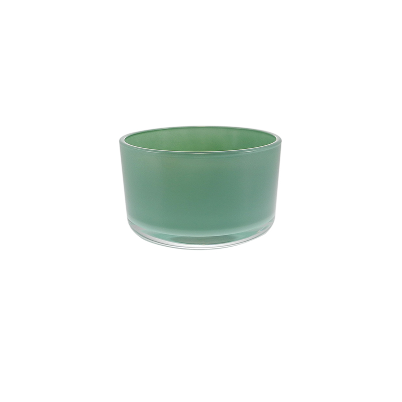 Spring Garden Oval Colored Glass Flower Pot YD-FPWP-040
