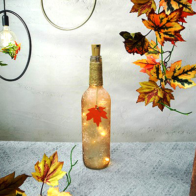 Maple Orange Series Glass Lamp Bottle YD-TDH-011
