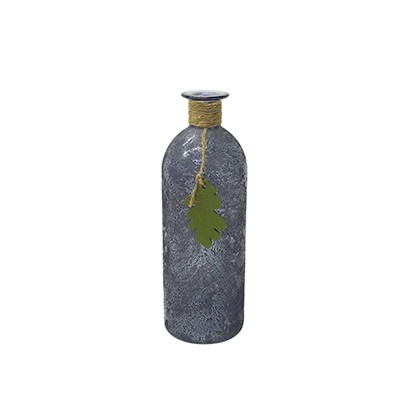 Autumn Maple Midnight Blue Glass Lamp Bottle YD-TDH-010