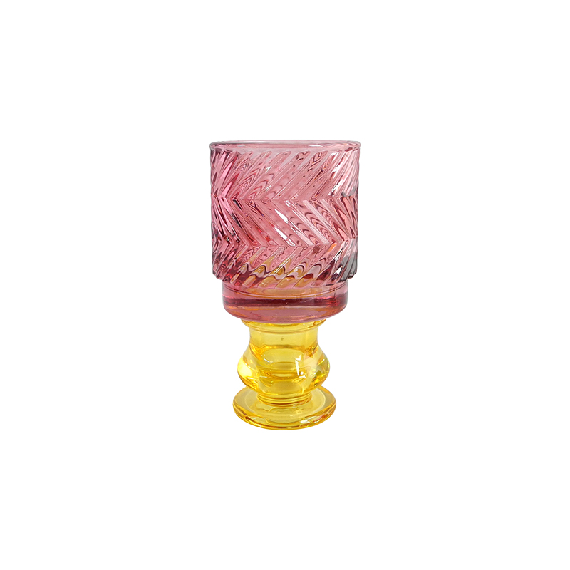 Zigzag Pattern Double Candle Holder YD-HDWC-245
