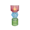 Striped Tricolor Double Candle Holder YD-HDWC-250